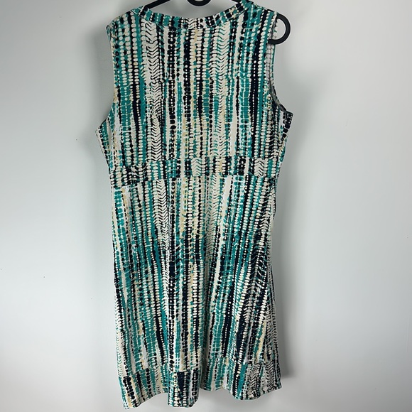 Calvin Klein Sleeveless V-neck Dress - Picture 6 of 6